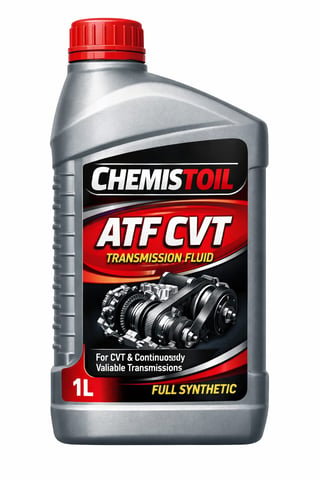 Chemistoil ATF CVT transmission fluid bottle, 1L, full synthetic for CVT and continuously variable transmissions